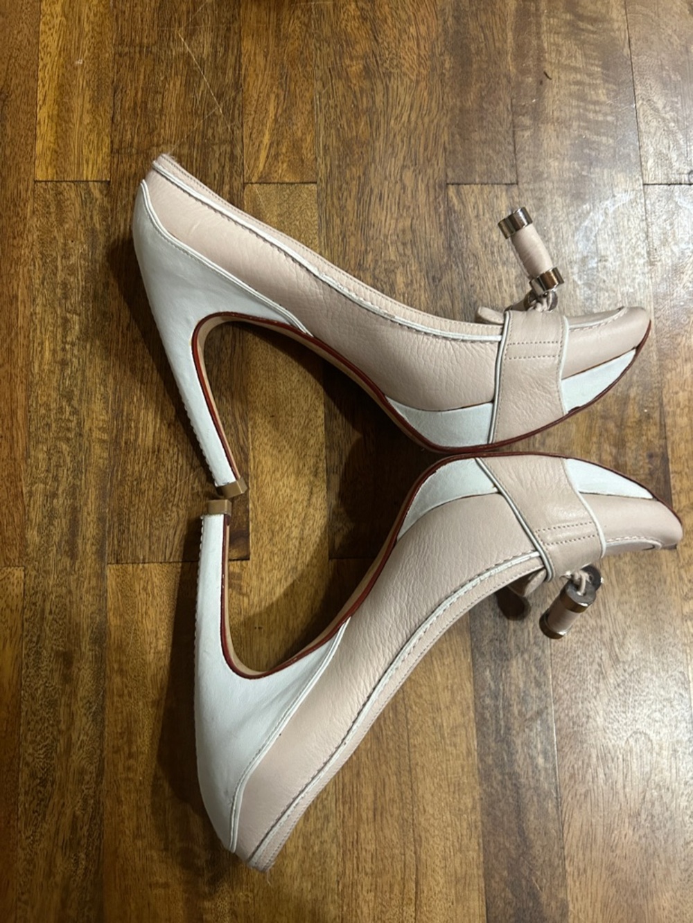 Celine Leather Tassel Accents Pumps
Women's Size size 37 1/2 (US 7-7 1/2) - Picture 8 of 11